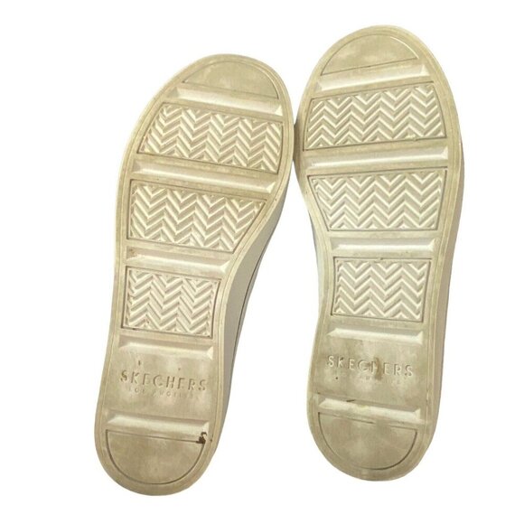 SKECHERS Women Hi Lite Lace Up Sneakers Size 8 White Y2K Casual Everyday S-7 - Picture 7 of 9